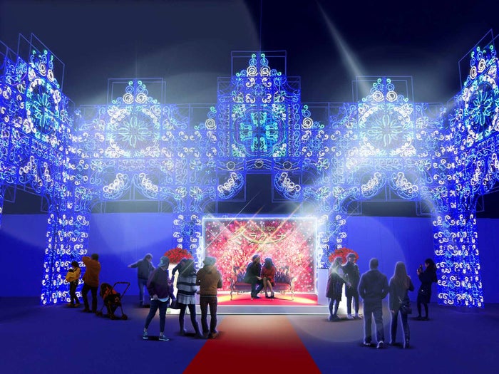 光のフォトスポット／画像提供：株式会社ラグーナテンボス