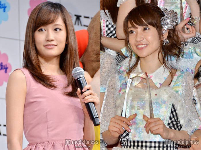 (左から)前田敦子、大島優子