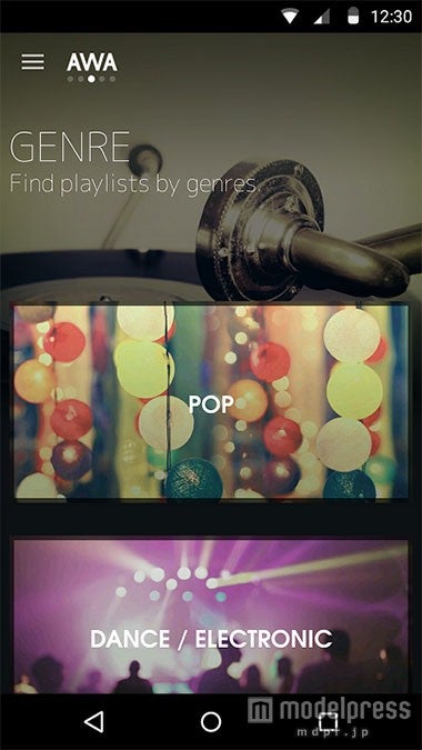 聴きたいジャンルが決まっている人は「GENRE」