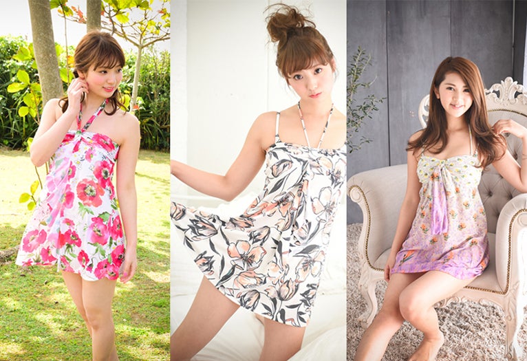 「JILLSTUART」のワンピースビキ二でビーチでも上品キュート！