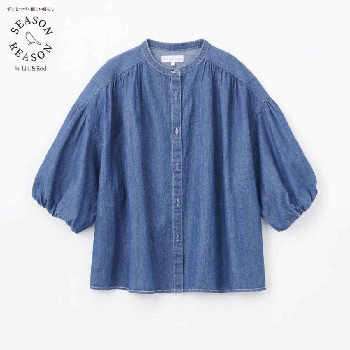 しまむらのデニムブラウス（SEASON