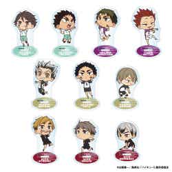 ミニアクリルスタンドB(ランダム10種) 税込990円(C)古舘春一/集英社・「ハイキュー!!」製作委員会