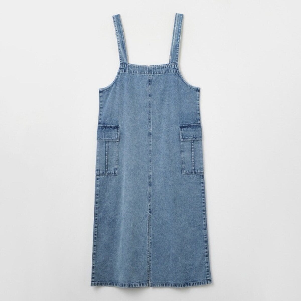 しまむらのデニムジャンパースカート（SUNNY