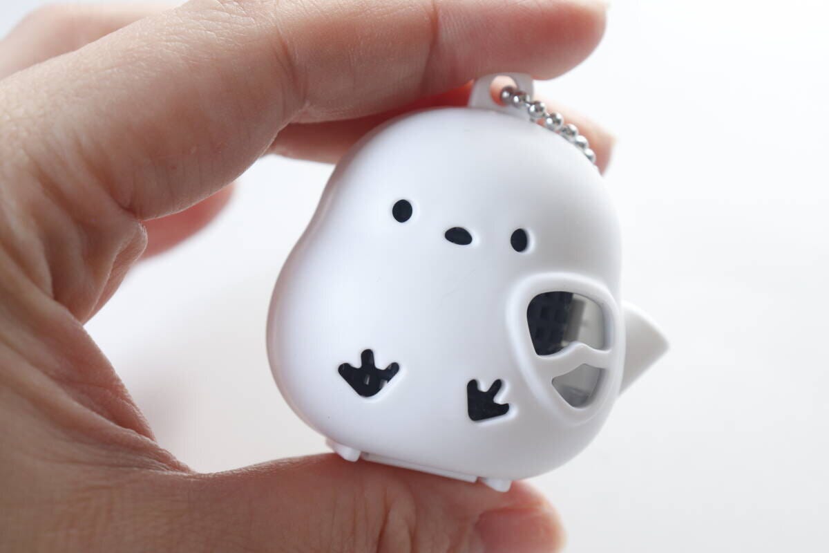 ダイソー　Dバルくん虫こないでネット（おでかけ、シマエナガ型）　デザイン