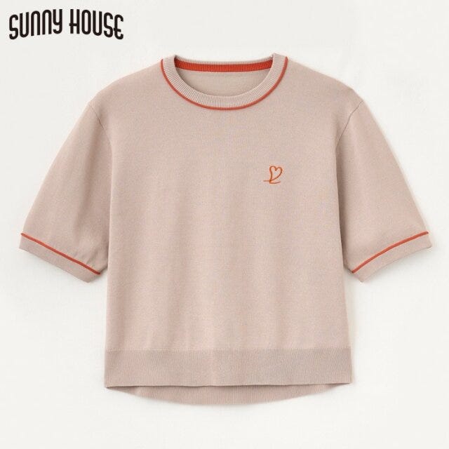 配色ニットT 2025しまむら秋SUNNY