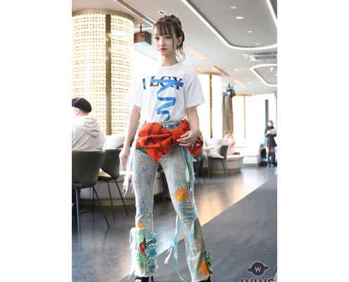 【写真特集】山本光、可愛すぎるデニム姿で圧巻のウォーキング!<OMOTESANDO TIARA RUNWAY2025>