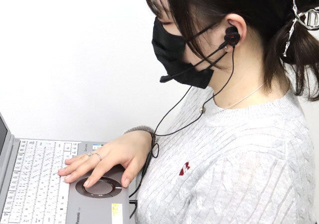 ダイソー　ゲーミングイヤホン　マイク　使用例