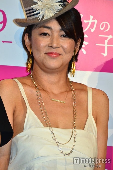映画『ハダカの美奈子』製作記者発表会見に出席した中島知子