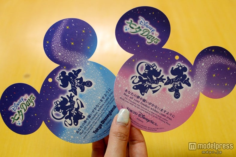 ウィッシングカード（左：TDL、右：TDS）