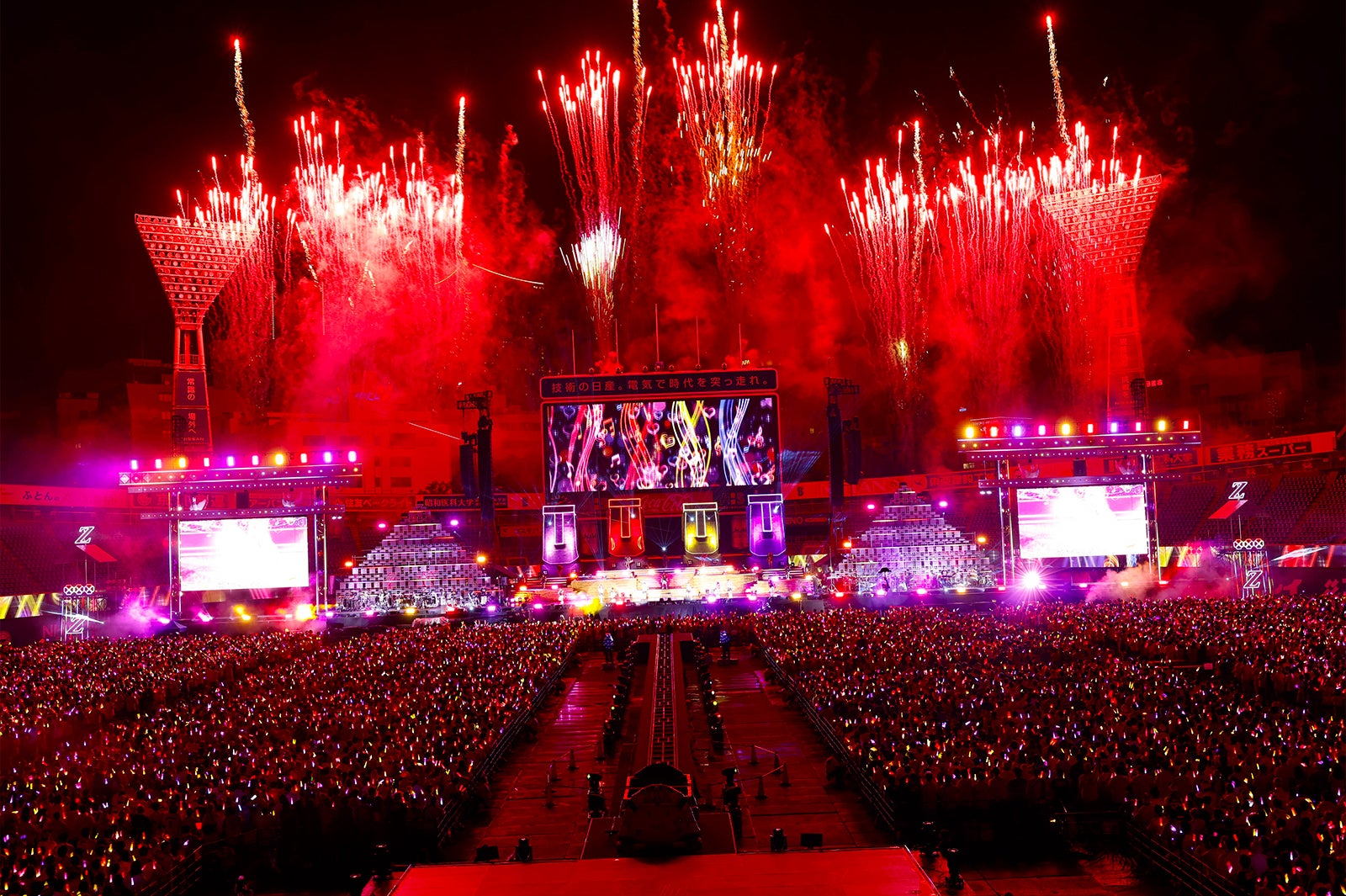 「ハマの夜祭り番長襲名記念 ももクロ夏のバカ騒ぎ2025 in 横浜スタジアム」（C）さいちょー