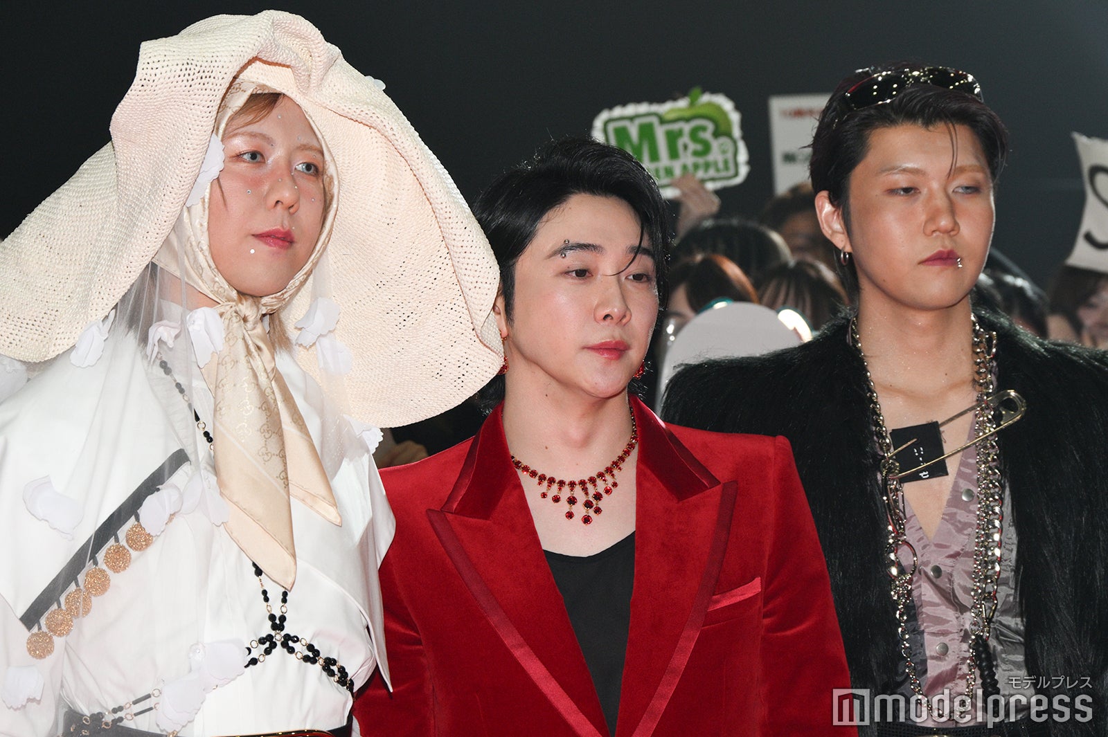 Mrs. GREEN APPLE／藤澤涼架、大森元貴、若井滉斗（C）モデルプレス