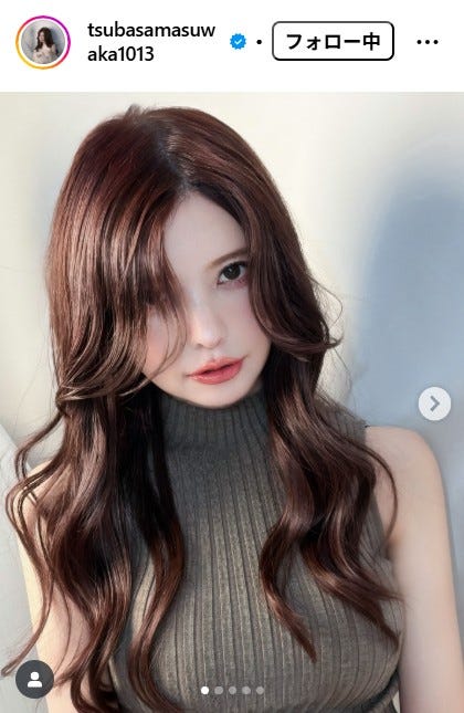 益若つばさInstagramより