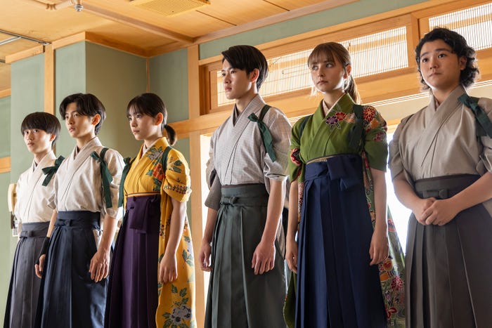 坂元愛登、齋藤潤、當真あみ、山時聡真、嵐莉菜、高村佳偉人「ちはやふる−めぐり−」第9話(C)日本テレビ