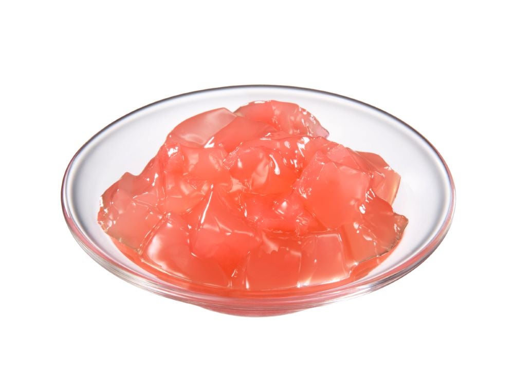 果肉入り ピーチゼリー トッピング／提供画像