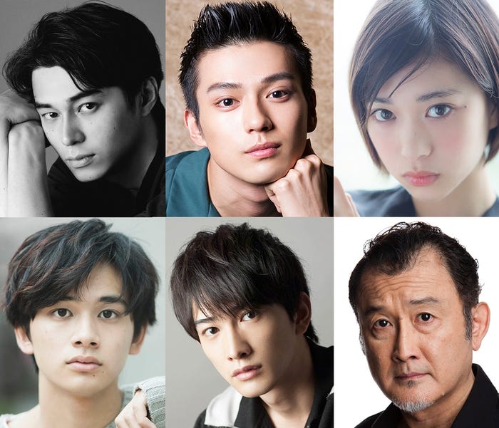 (上段左から)東出昌大、新田真剣佑、森川葵(下段左から)北村匠海、町田啓太、吉田鋼太郎(C)映画「OVER DRIVE」製作委員会