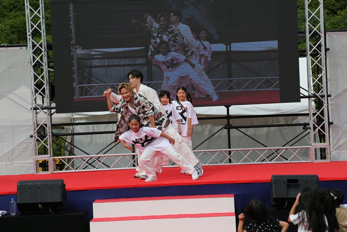 「LDH ダンスワークショップショー」(C)めがねのまちさばえSDGsフェス2025