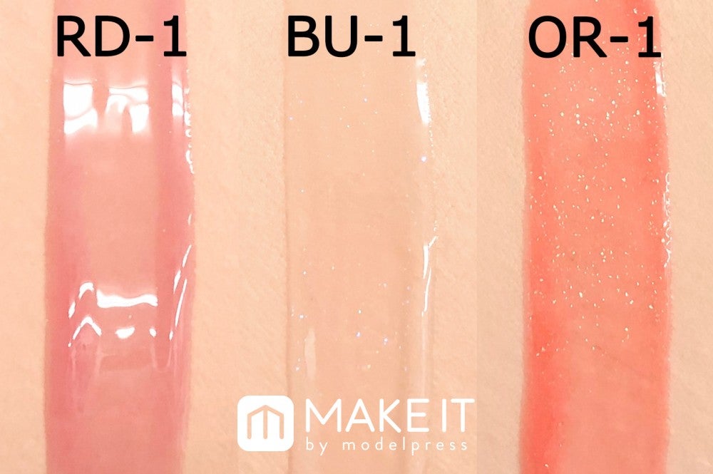 KATE／カラーエナメルグロス／（左から）RD-1、BU-1、OR-1 (C)メイクイット