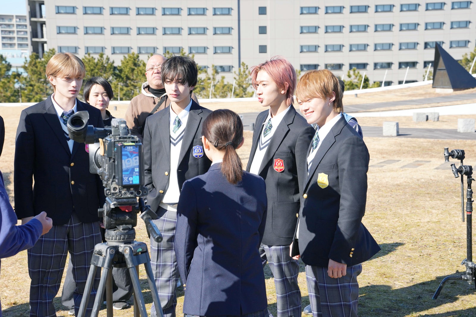 山中柔太朗、木村慧人、NAOYA、大橋和也（C）幸田もも子／集英社・映画「君がトクベツ」製作委員会