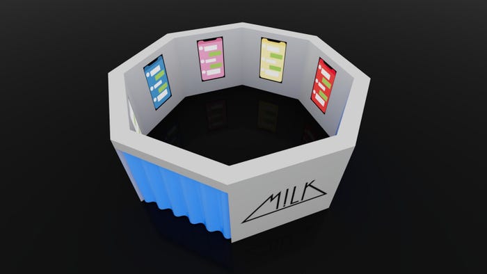 「のぞいてみるく?展」(提供写真)