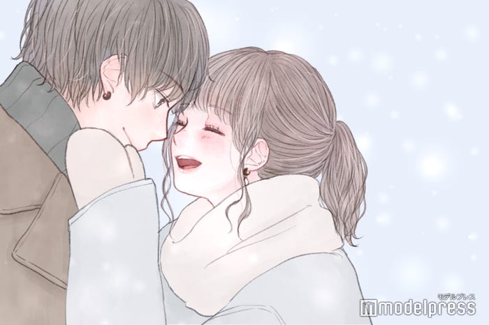 平成が終わっても、笑顔全開の2人に/(C)モデルプレス/イラスト:胡月