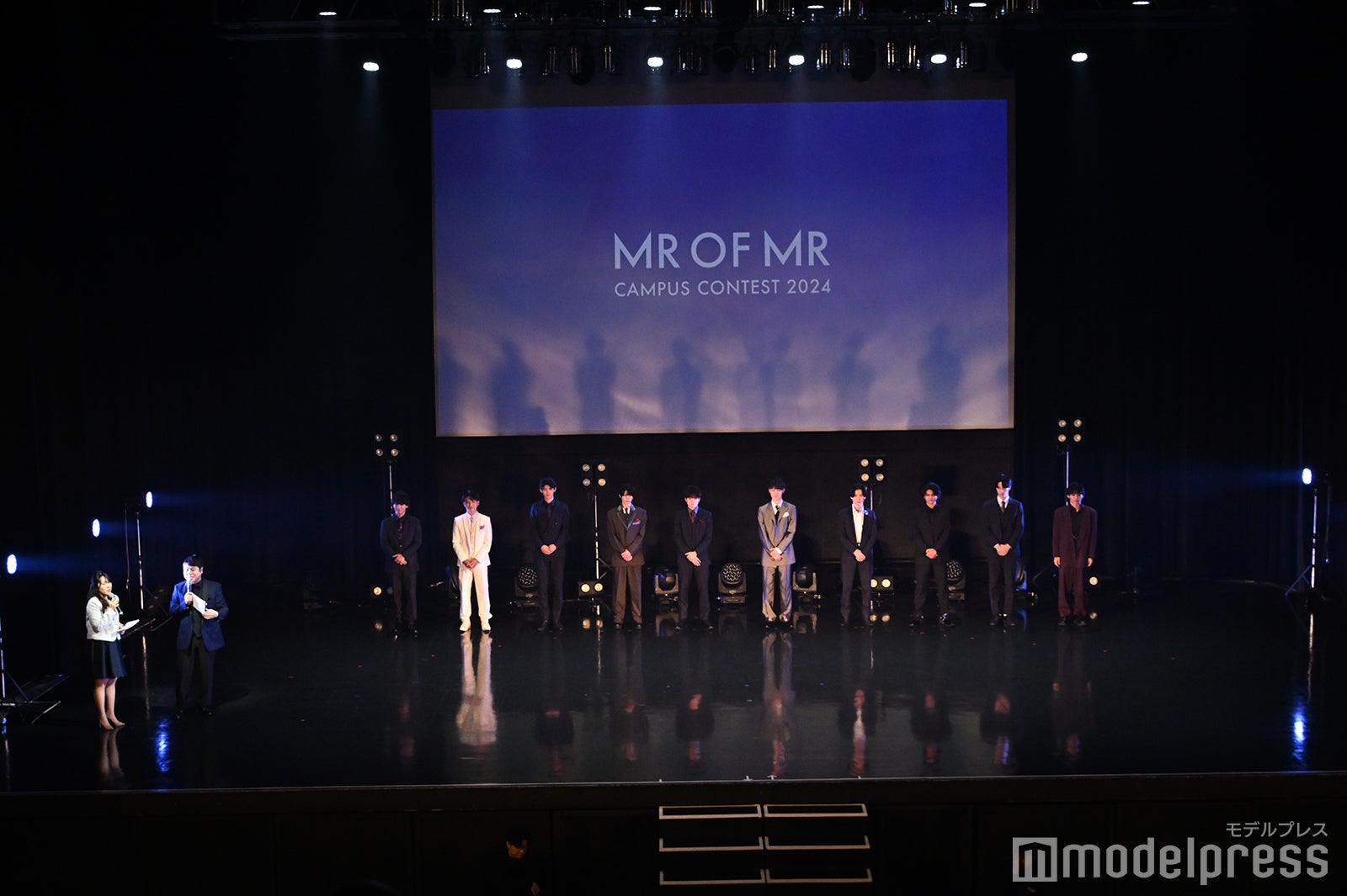 「MR OF MR CAMPUS CONTEST 2024」表彰式の様子（C）モデルプレス