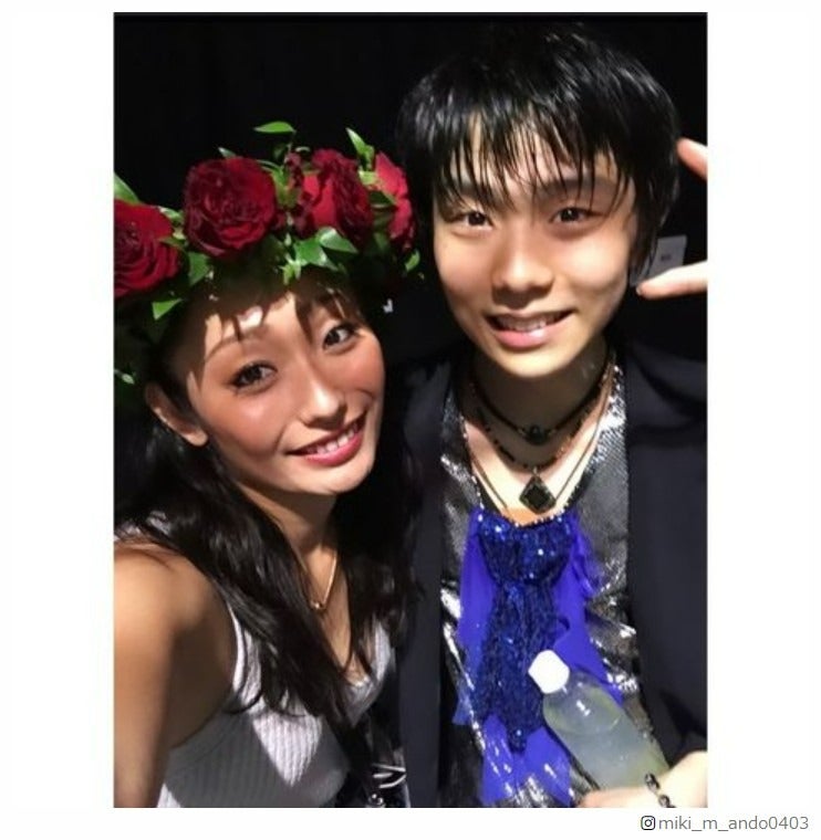 安藤美姫、プロ転向表明の羽生結弦にメッセージ「これからも輝き続けて」