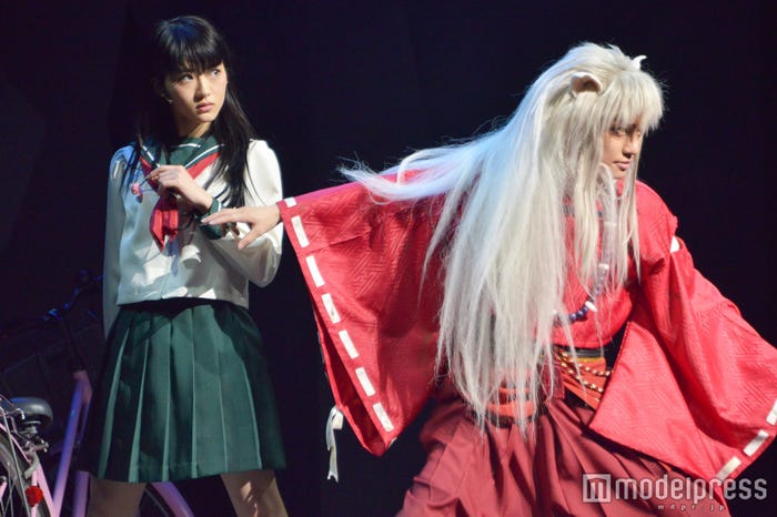 若月佑美、喜矢武豊/舞台「犬夜叉」ゲネプロの様子 (C)モデルプレス