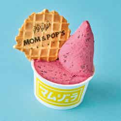 マムアンドポップス ジェラート「長野園・摘みたてブルーベリージェラート」850円(提供画像)