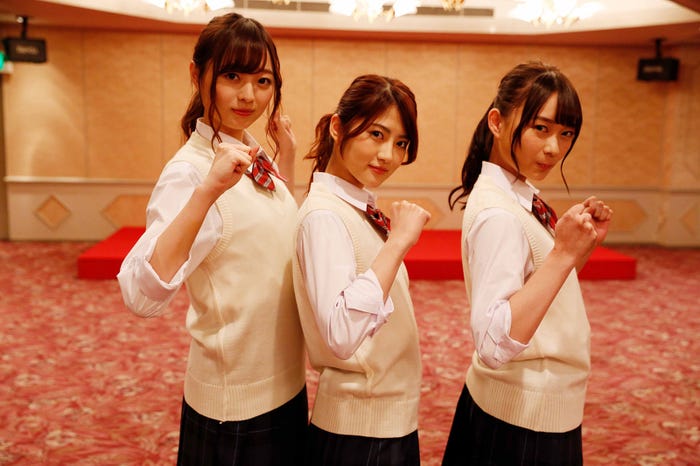 (左から)梅澤美波、若月佑美、鈴木絢音(写真提供:NHK)