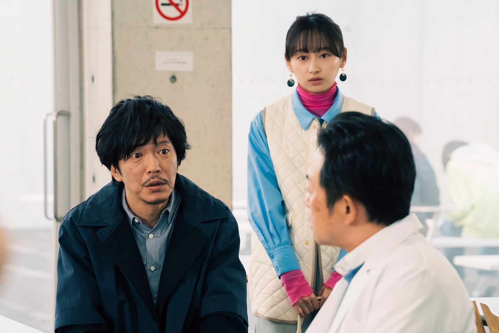 田辺誠一、影山優佳「ハコビヤ」第3話より（C）「ハコビヤ」製作委員会