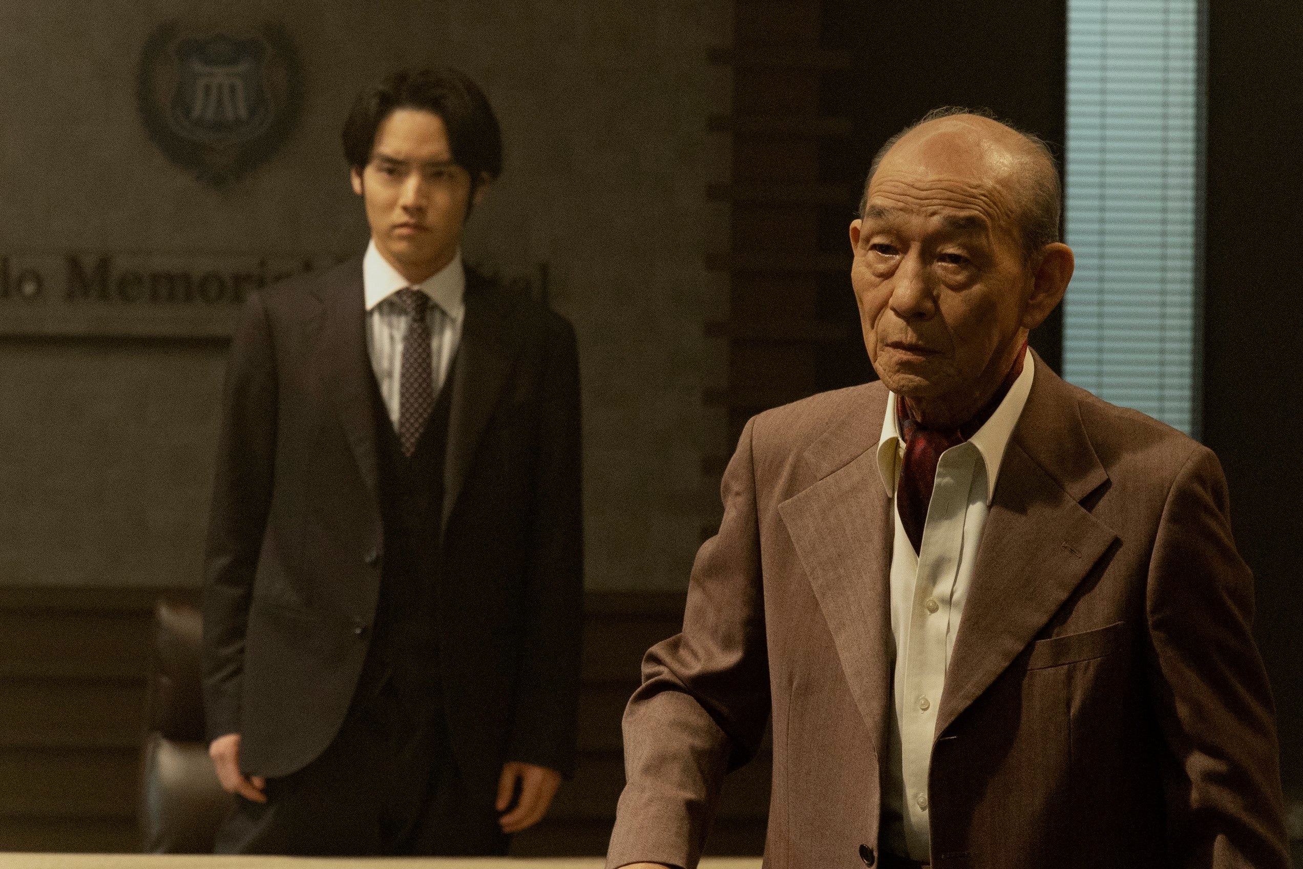 赤楚衛二、笹野高史「Re:リベンジ-欲望の果てに-」最終話より（C）フジテレビ