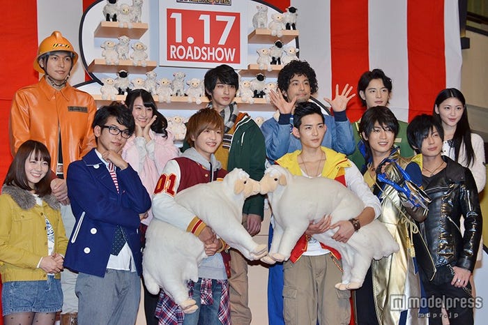 【後列左から】長濱慎、森高愛、横浜流星、金城大和、塩野瑛久、今野鮎莉【前列左から】梨里杏、平牧仁、志尊淳、竜星涼、丸山敦史、斉藤秀翼、