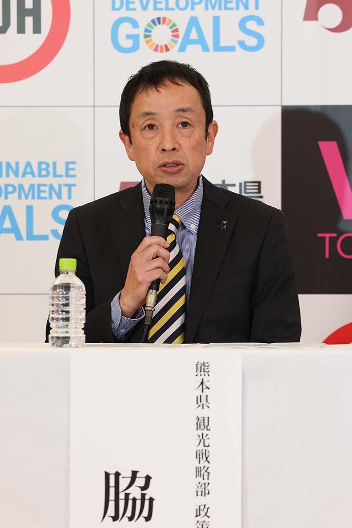 脇俊也⽒（C）W TOKYO×LDH JAPAN 記者発表会