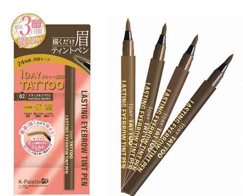 【8月15日発売・K-パレット】自然な眉色が最長3日間消えない眉ティントペン登場