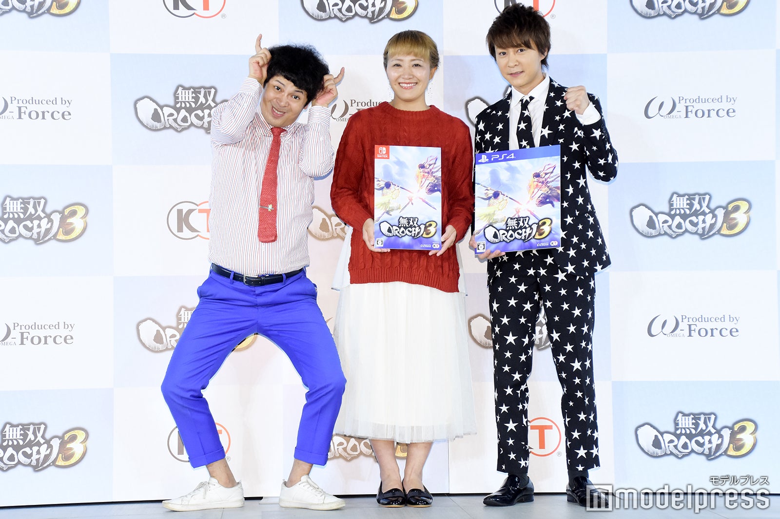 ちゅうえい、丸山桂里奈、瀧上伸一郎（C）モデルプレス