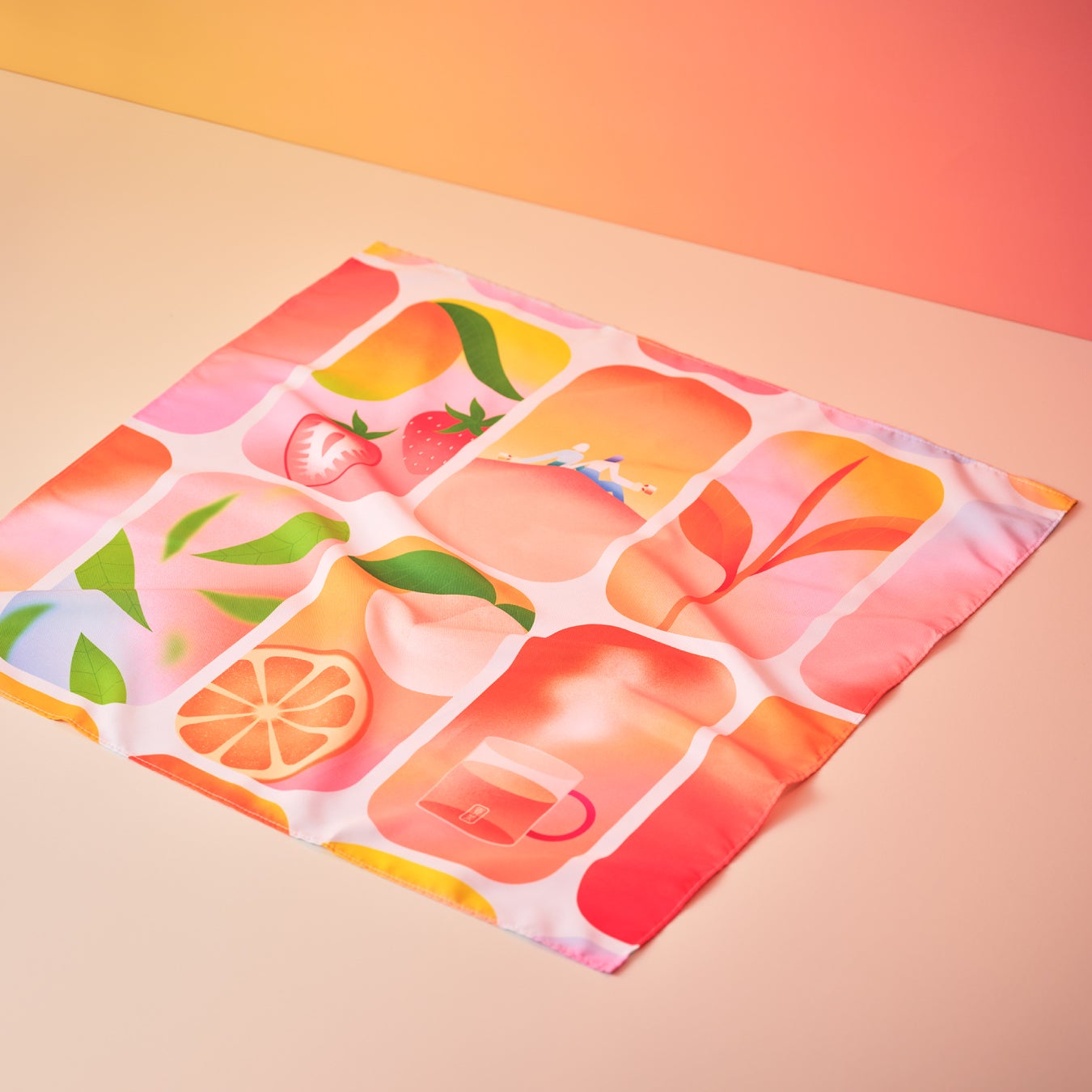 オリジナルバンダナ／Gong cha ORIGINAL「HAPPINESS BAG 2026」（提供写真）