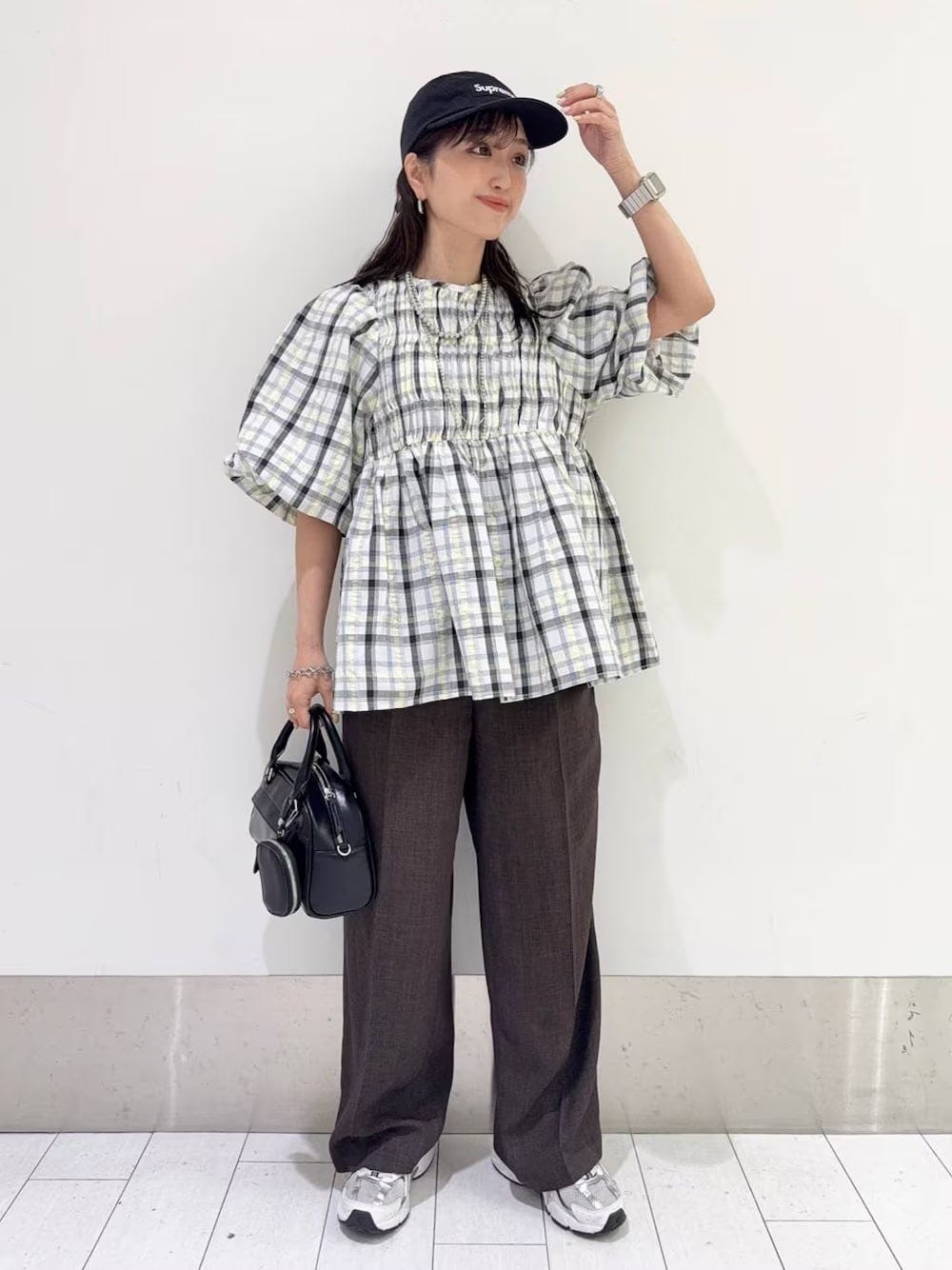 【OKコーデ】柄ものは濡れた部分や脇汗などが目立たちにくい 出典:WEAR