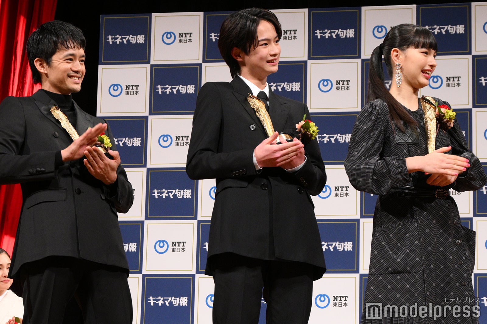 池松壮亮、越山敬達、中西希亜良（C）モデルプレス