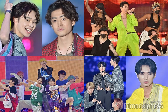 (左上から時計回り)宮世琉弥、伊藤健太郎、今市隆二、YUTO、OWV、OCTPATH(C)モデルプレス