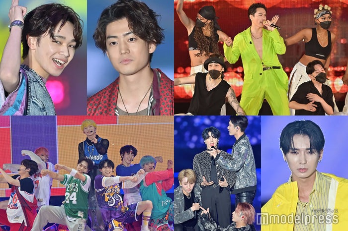 （左上から時計回り）宮世琉弥、伊藤健太郎、今市隆二、YUTO、OWV、OCTPATH（C）モデルプレス