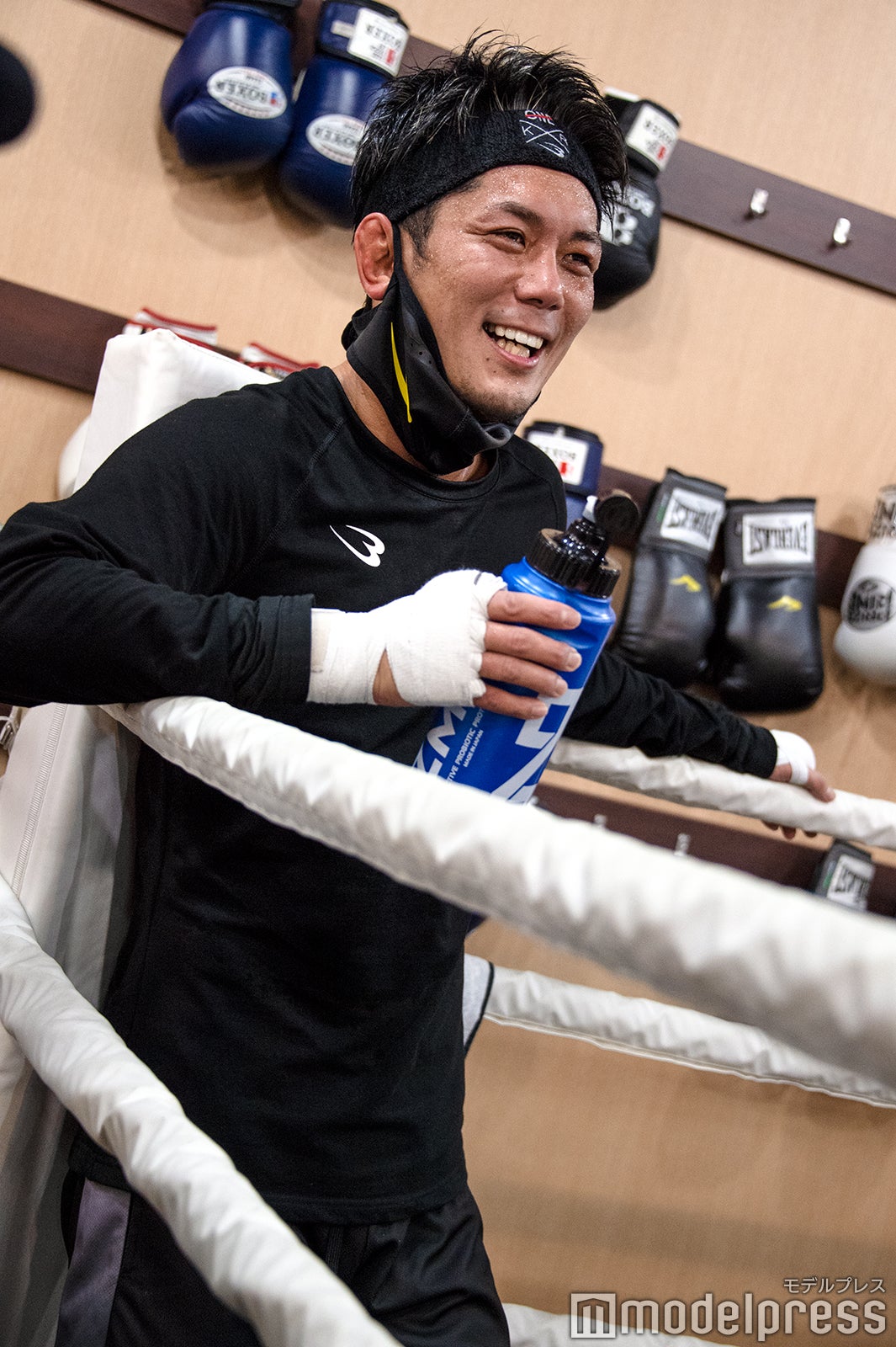 時折笑顔も見せた皇治／試合前週の練習にて（C）モデルプレス