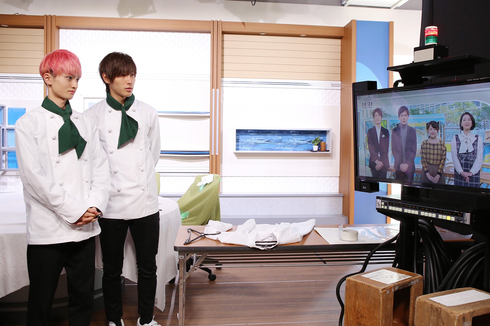 ハイチルメンバーが番組づくりで武者修行（C）日本テレビ