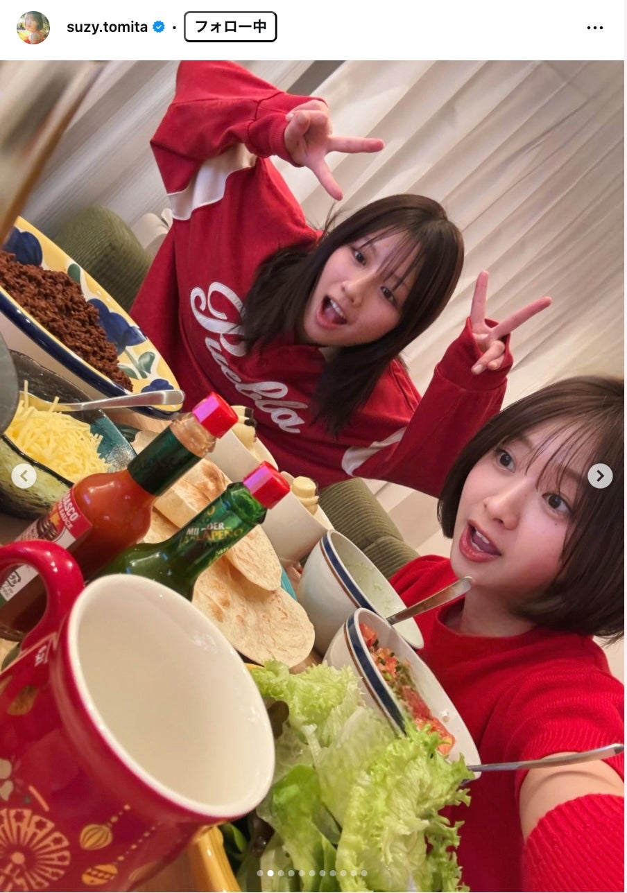 富田鈴花Instagramより