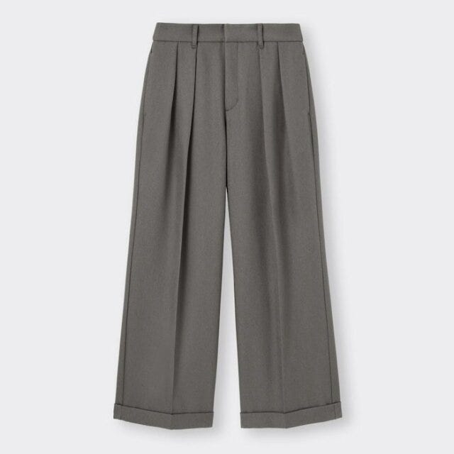 GU　ワイドパンツ　トレンド