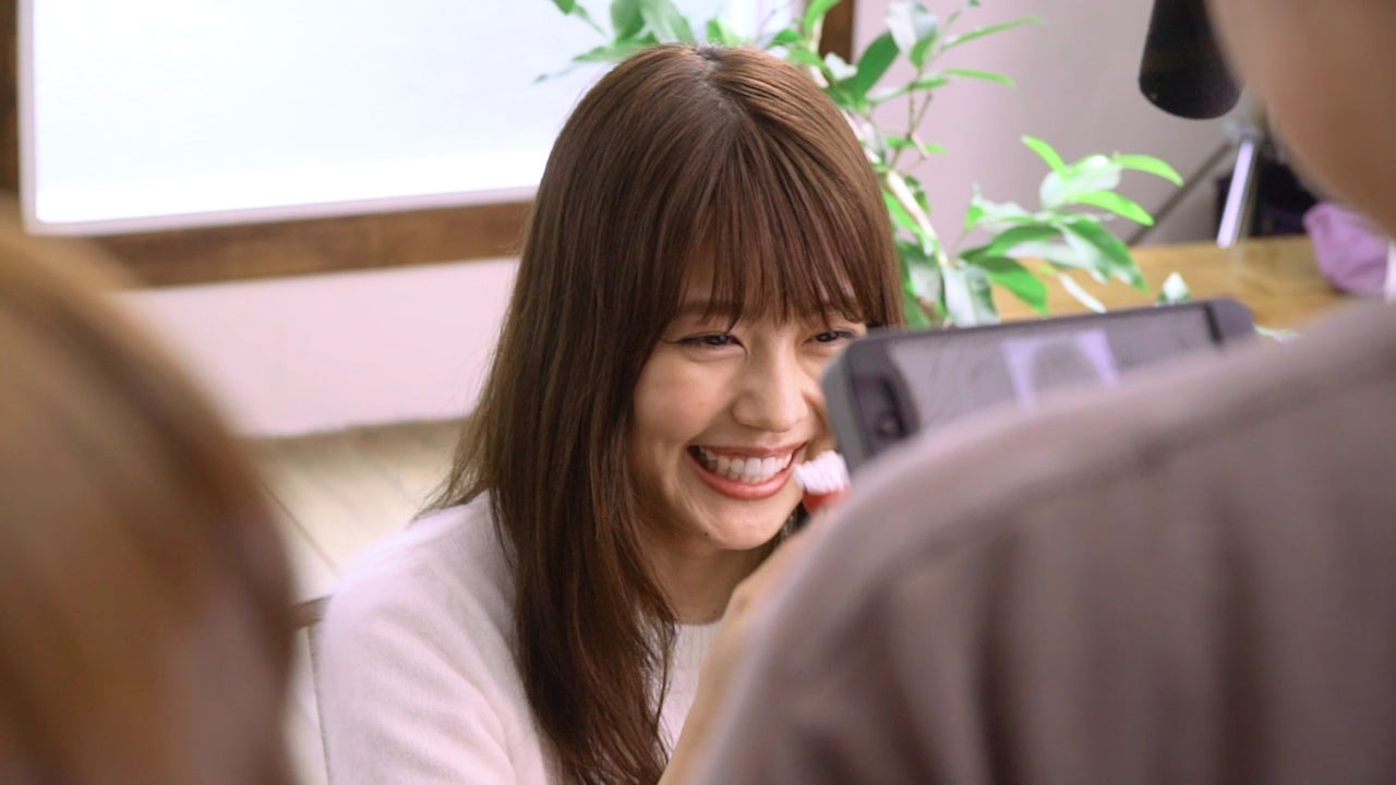 有村架純／動画「#見つめてたい」メイキング（提供写真）