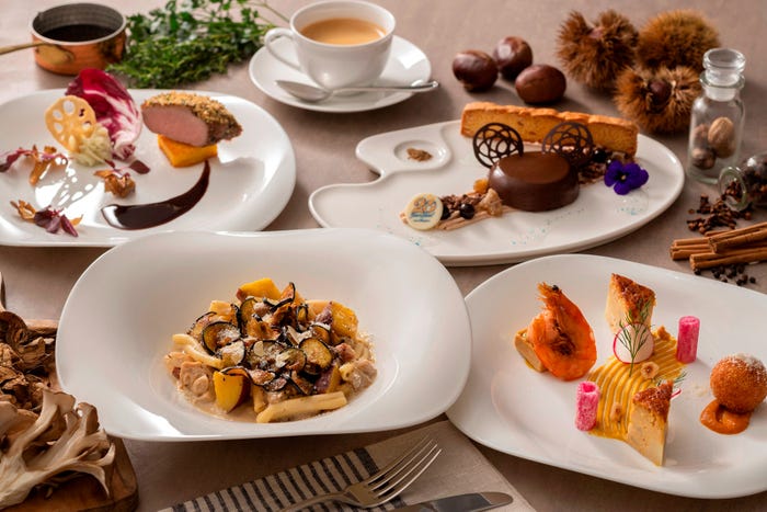 東京ディズニーシー20周年スペシャルコース4,900円/提供店舗: リストランテ・ディ・カナレット(C)Disney