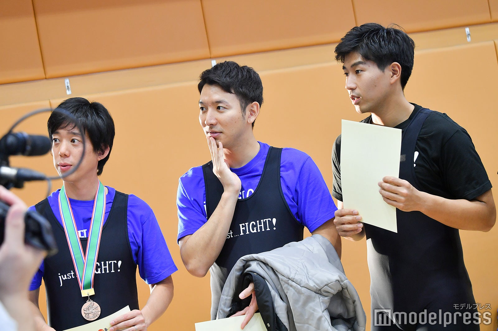 立本信吾アナ、生田竜聖アナ、内野泰輔アナ（C）モデルプレス