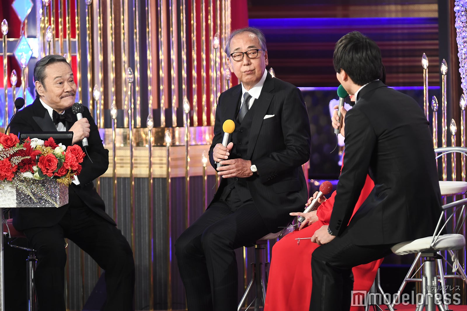 （中央）岸部一徳（C）モデルプレス