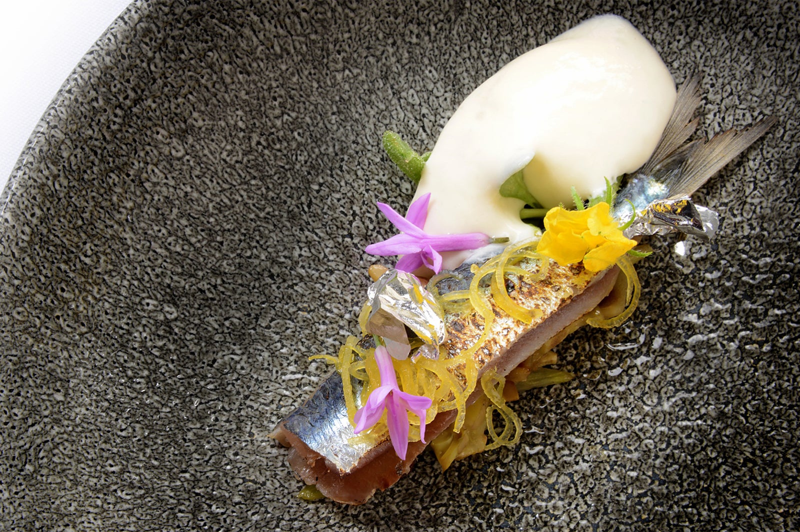 Ana-Ros_Sardine-smokedmilk-artichoke／ArchiveofHisaFranko