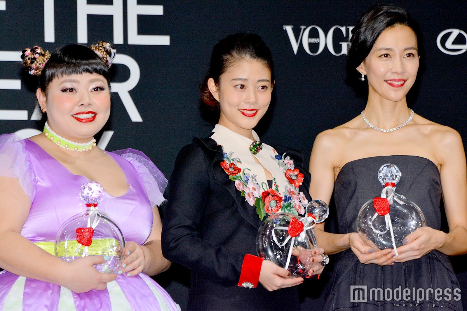 高畑充希、木村佳乃、渡辺直美らが2016年“最も輝いた女性”受賞